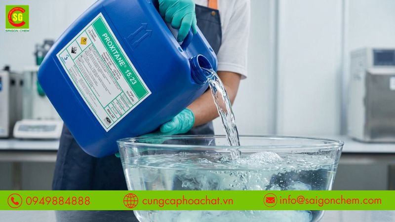 Hướng dẫn c&aacute;ch pha Proxitane 15:23 đ&uacute;ng kỹ thuật